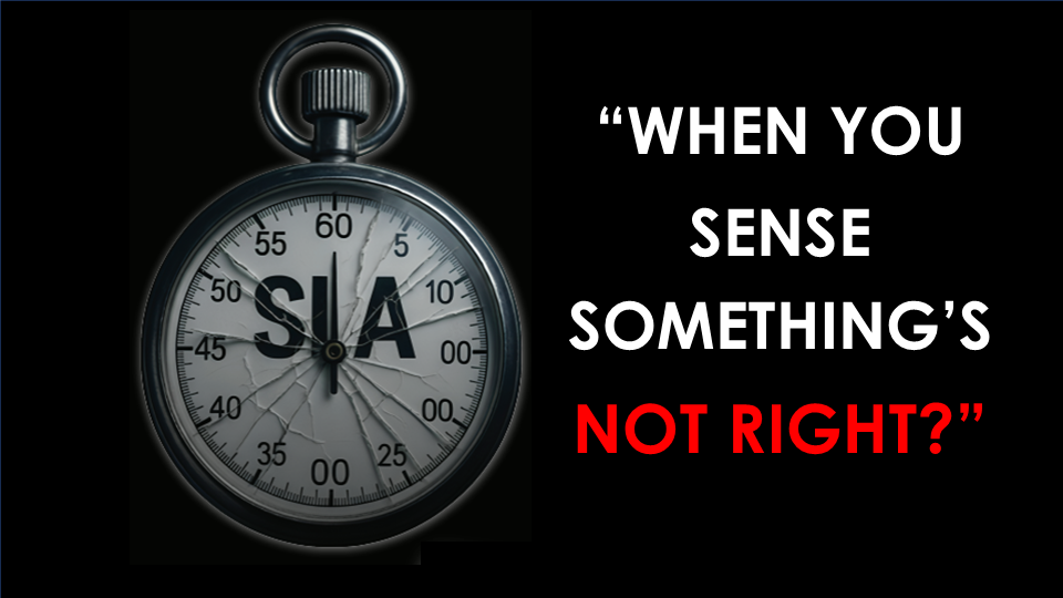 Service delivery improvement concept — cracked SLA stopwatch showing urgency and broken processes.